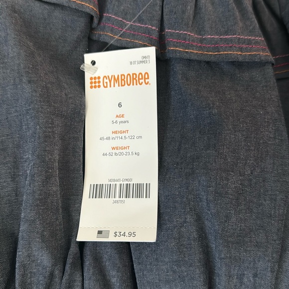 NWT Gymboree Girls Sleeveless Cotton Dress with Embroidered Flowers Size 6 - Picture 2 of 10